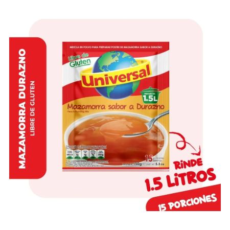 MAZAMORRA DURAZNO UNIVERSAL 150G