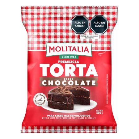 MOLITALIA MEZCLA TORTA CHOCO 500G